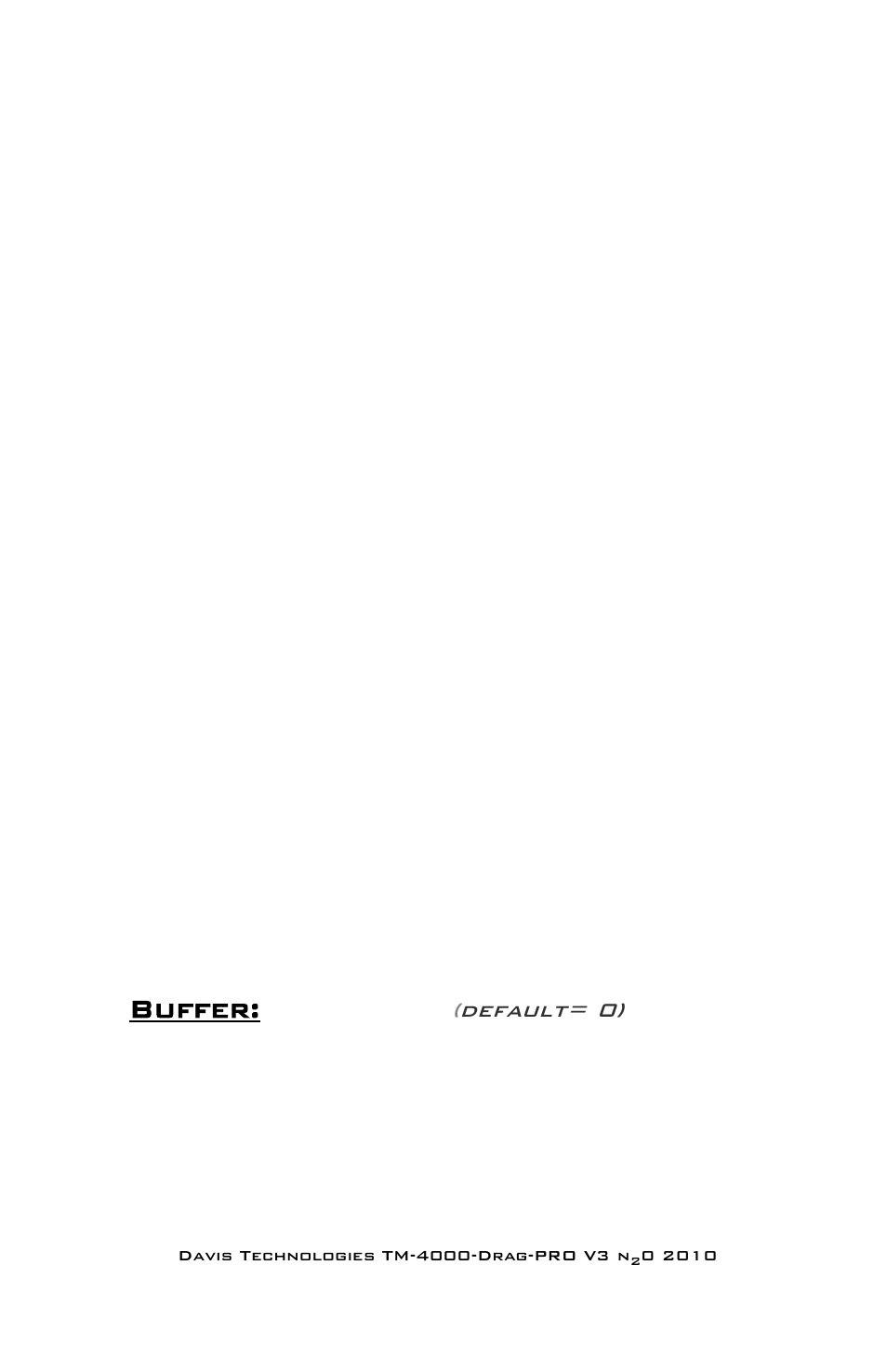 Buffer | Nitrous Express DRAG-Pro N2O User Manual | Page 21 / 28
