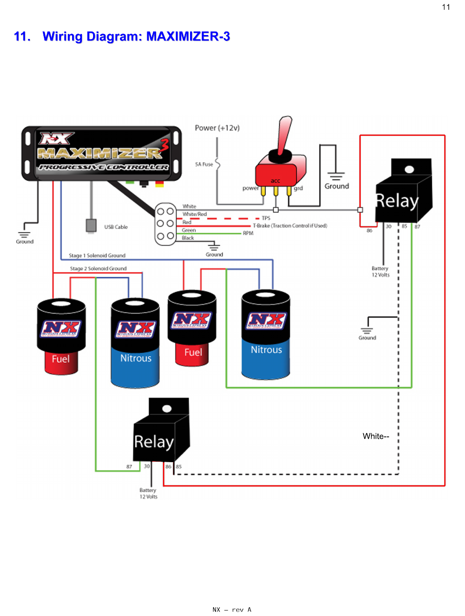 Nxmaximizer3reva1-13 | Nitrous Express Maximizer 3 User Manual | Page 13 / 13