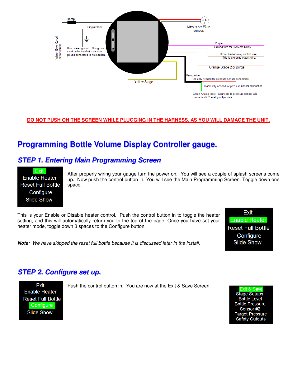 Nitrous Express Octane Series Bottle Volume User Manual | Page 4 / 14