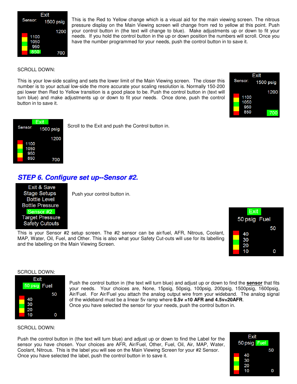 Nitrous Express Octane Series Bottle Volume User Manual | Page 8 / 14