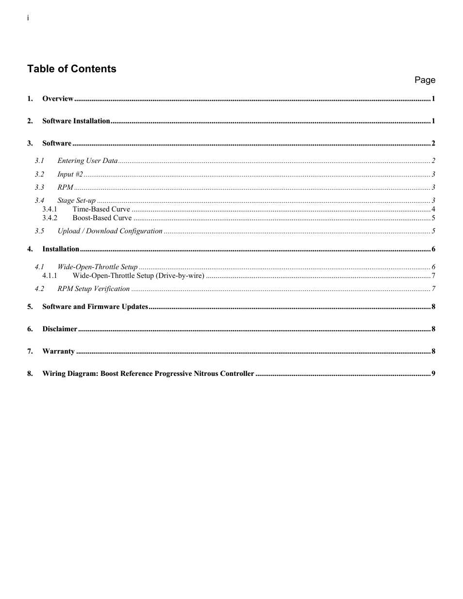 Nitrous Express Boost Reference Progressive User Manual | Page 2 / 11