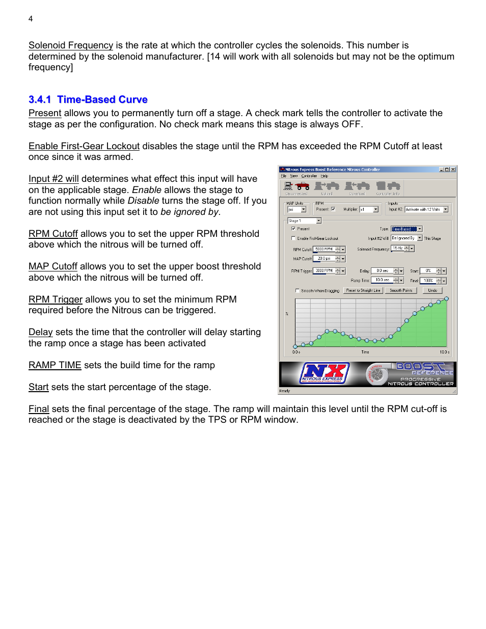 1time-based curve, Time-based curve | Nitrous Express Boost Reference Progressive User Manual | Page 6 / 11
