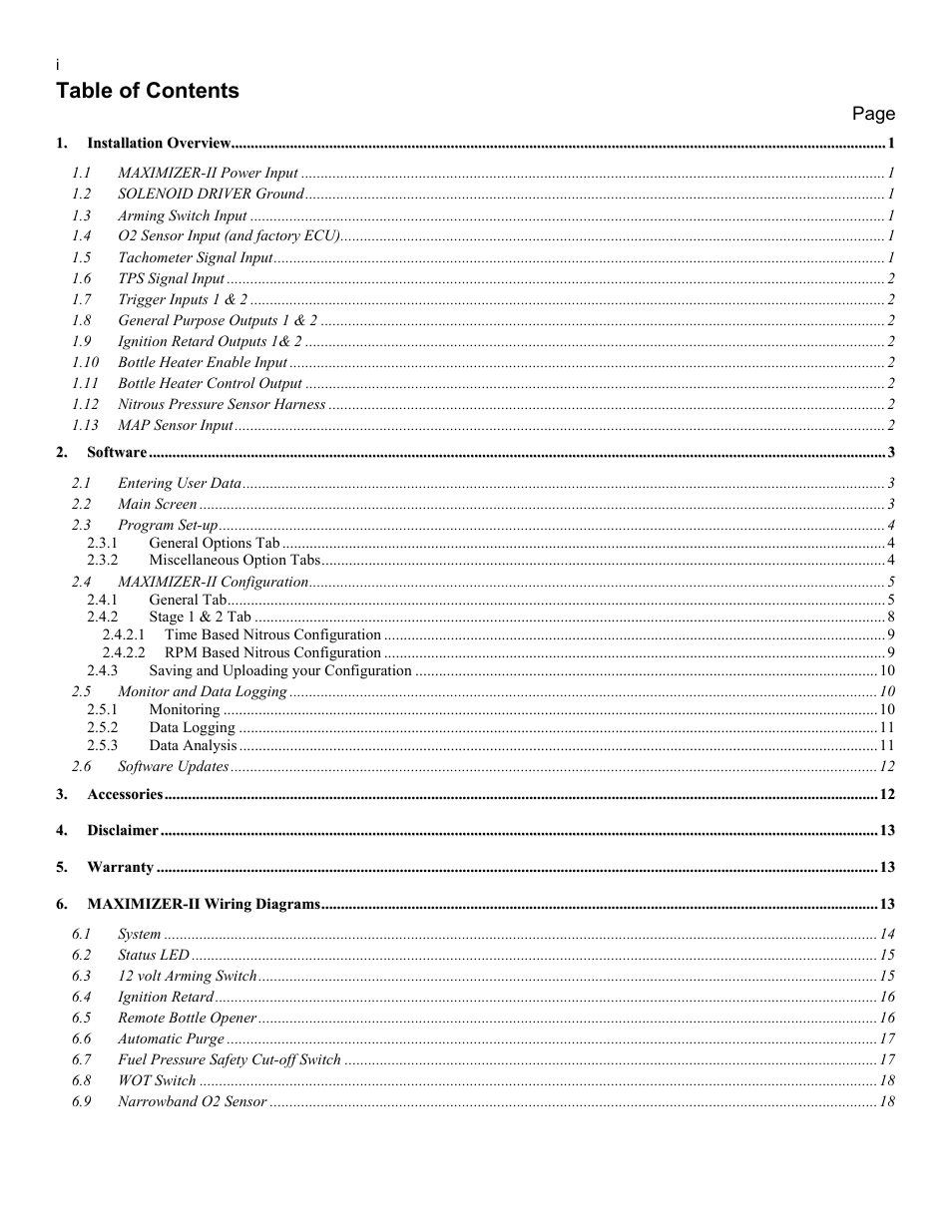 Nitrous Express Maximizer 2 User Manual | Page 2 / 20