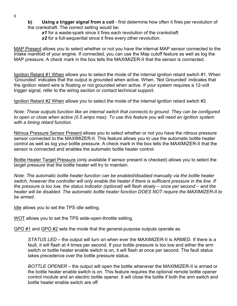 Nitrous Express Maximizer 2 User Manual | Page 8 / 20