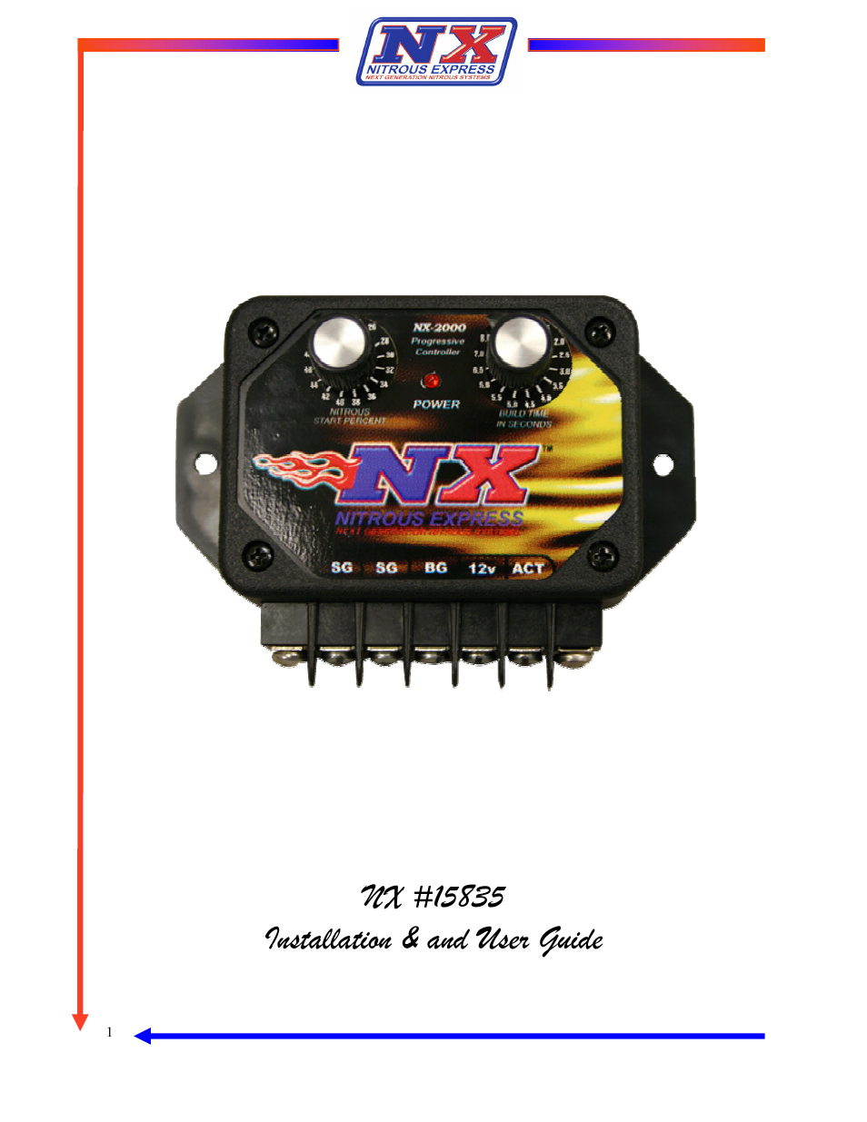 Nitrous Express 2 Dial Progressive Controller (15835) User Manual | 11 pages