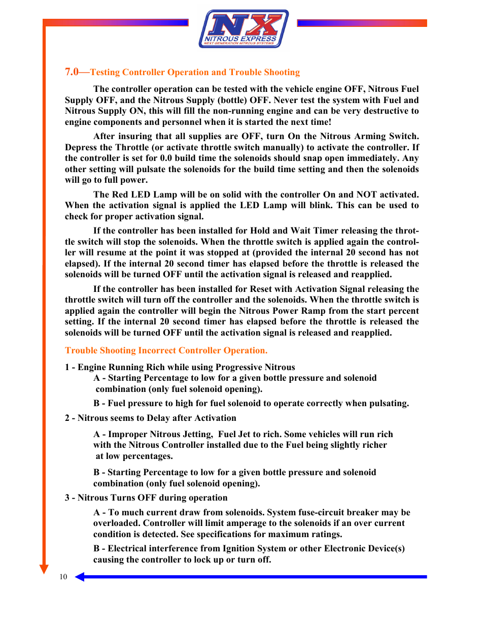 Nitrous Express 2 Dial Progressive Controller (15835) User Manual | Page 10 / 11