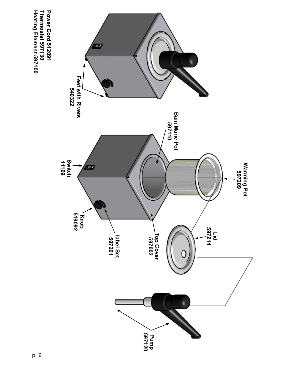 Paragon 2218 (230v) Prostyle with Pump User Manual | Page 6 / 6