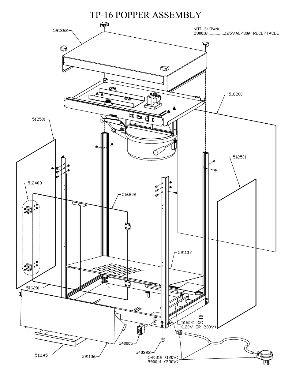 Paragon 1216110 (230V) THEATER POP 16 User Manual | Page 9 / 16