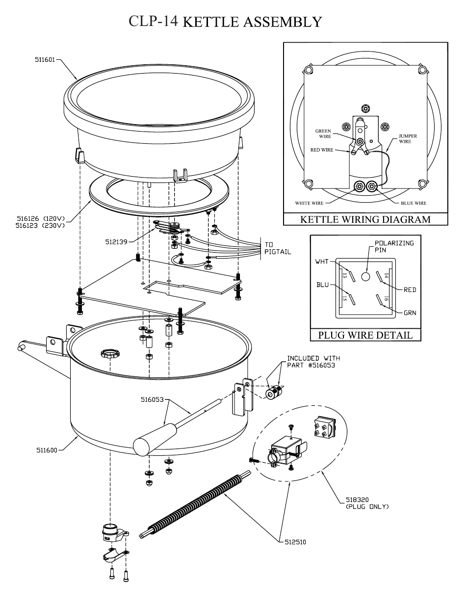 Paragon 1216810 (230V) CLASSIC POP 16 User Manual | Page 14 / 16