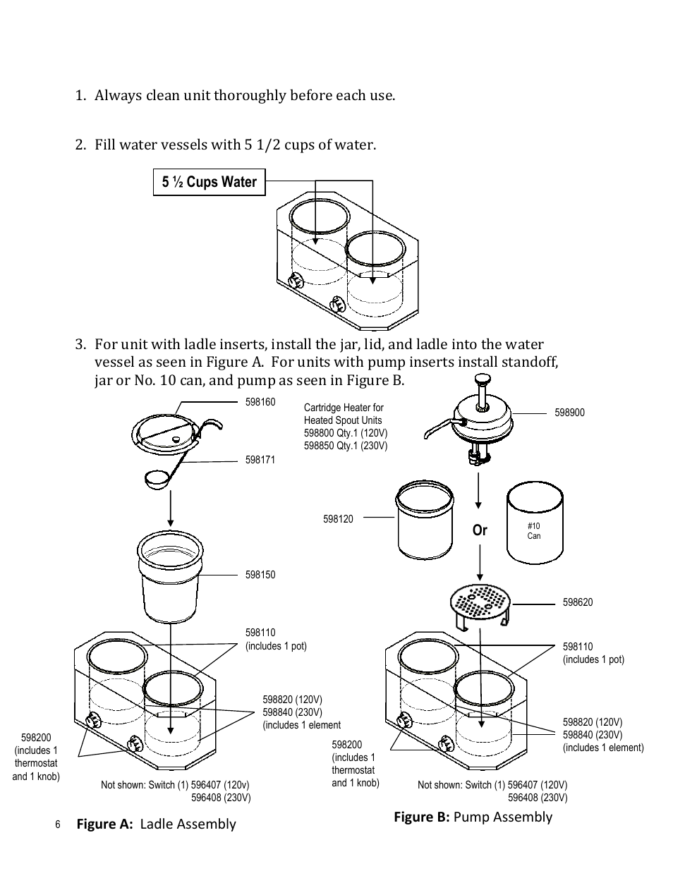 Operating | Paragon 2029 Series-Dual Water Vessel Warmers User Manual | Page 6 / 8