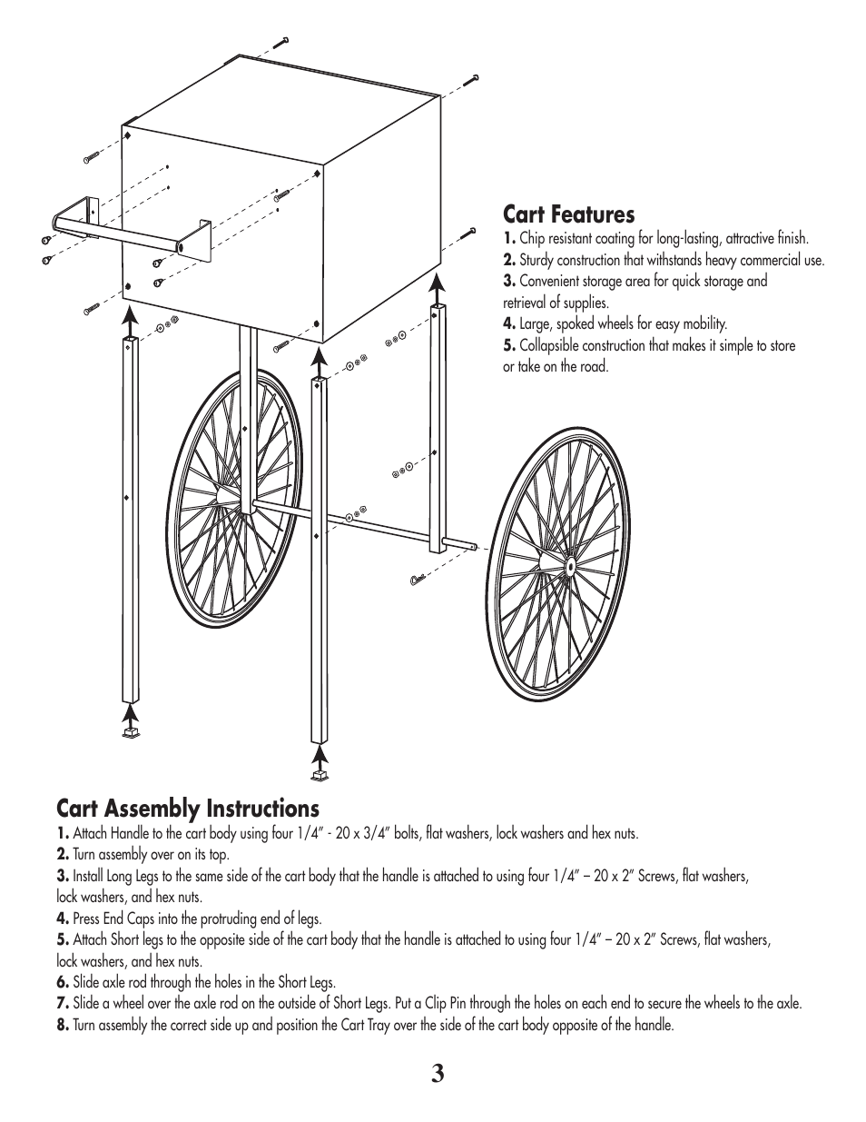 Paragon H-D METALLIC FLAMES POPCORN MACHINE User Manual | Page 3 / 4