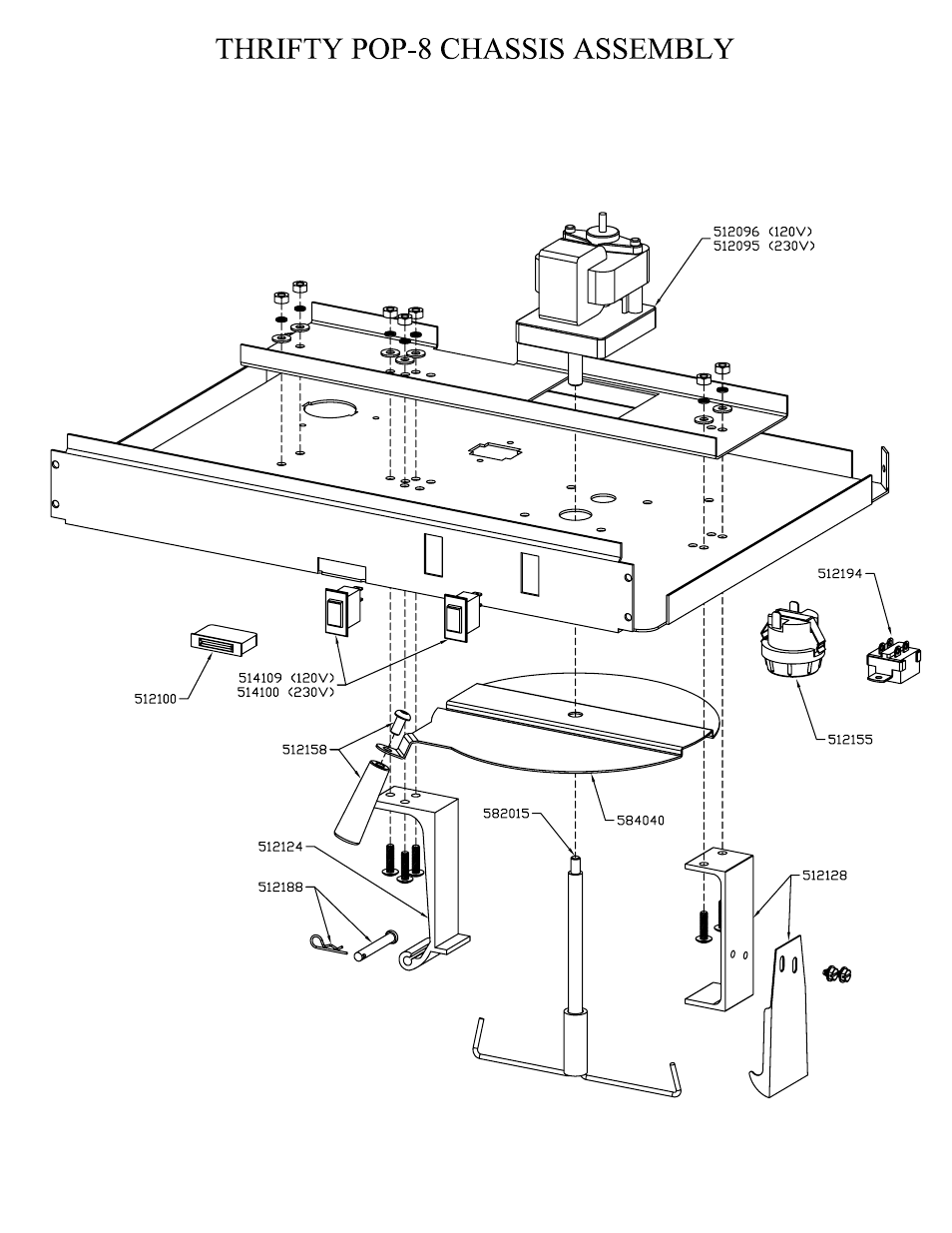 Paragon 1208510 (230 volts) THRIFTY POP 8 OZ User Manual | Page 12 / 16