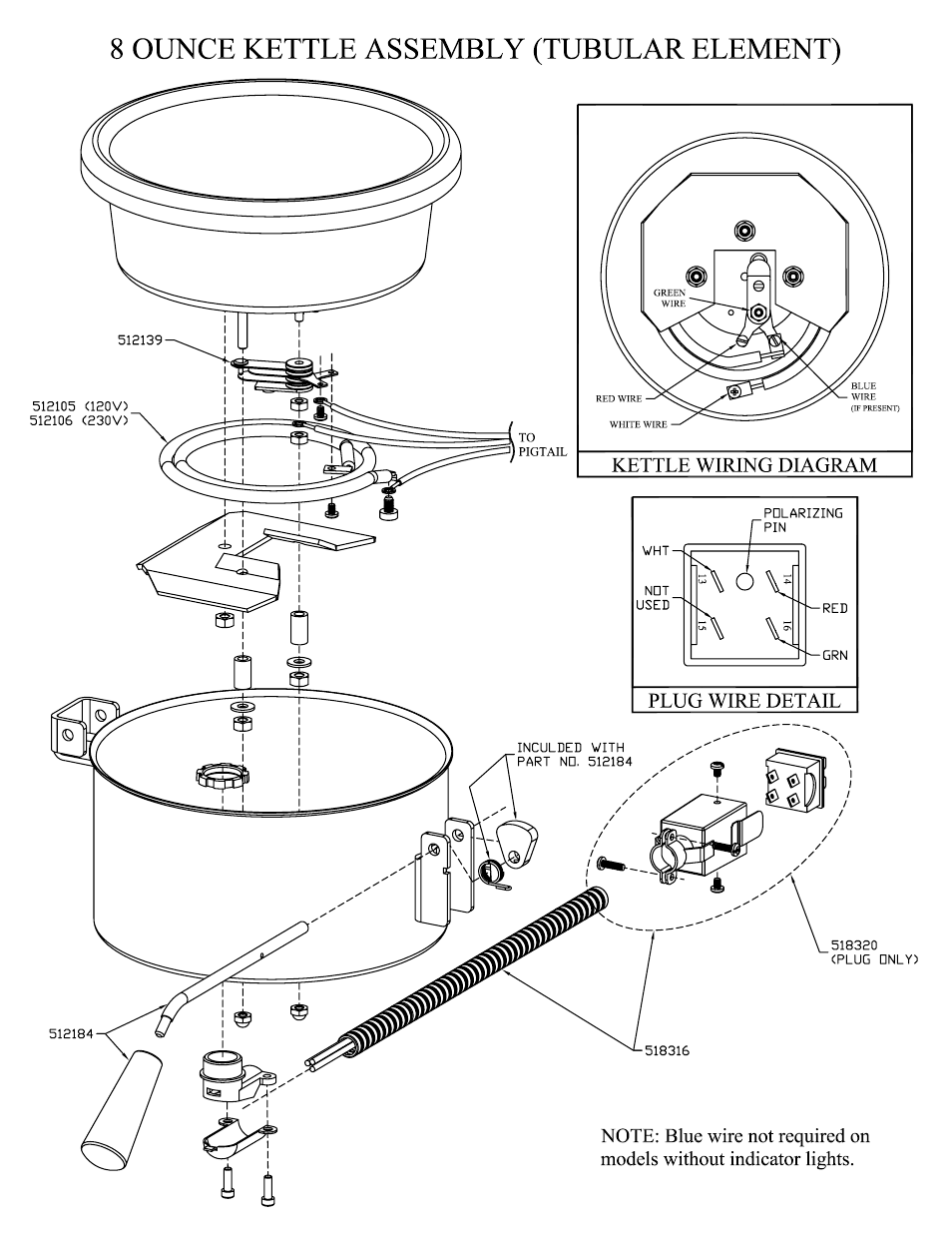 Paragon 1208510 (230 volts) THRIFTY POP 8 OZ User Manual | Page 15 / 16