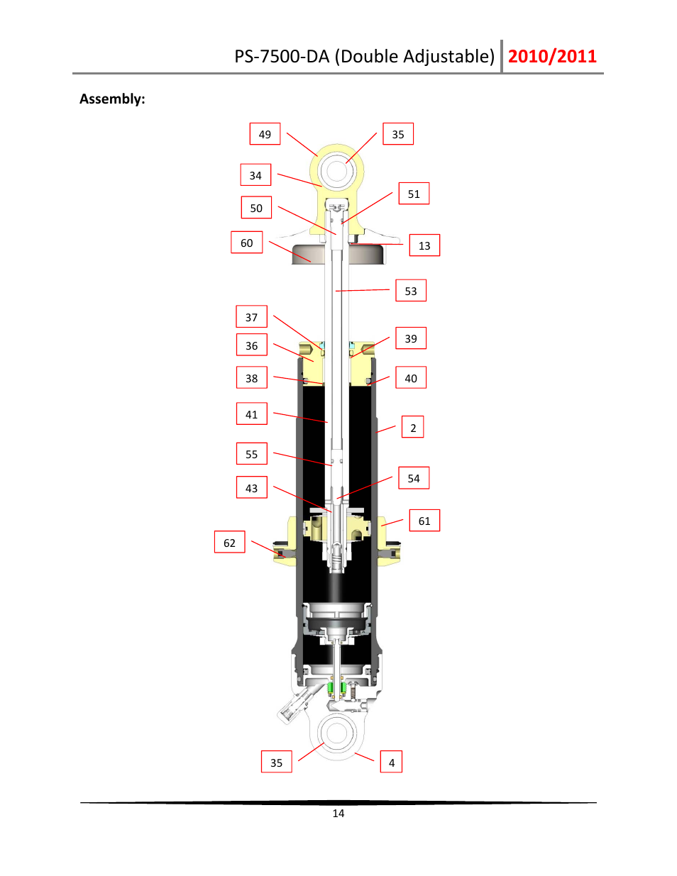 Penske Racing Shocks 7500-DA User Manual | Page 14 / 19