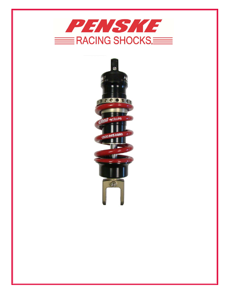 Penske Racing Shocks 8975-STREET User Manual | 21 pages