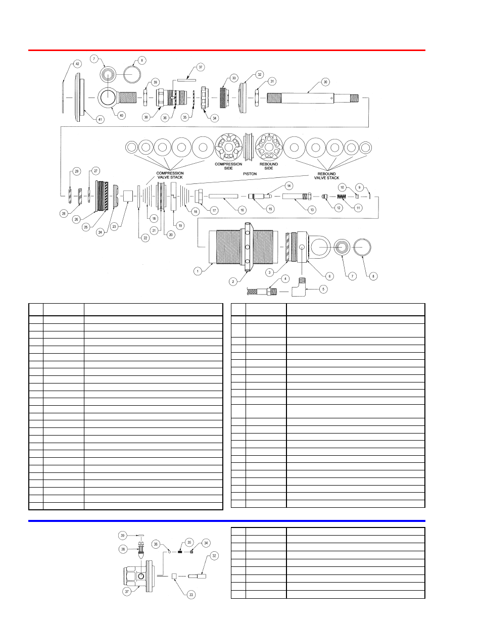 8900 series shock parts list | Penske Racing Shocks 8900 Series User Manual | Page 6 / 34
