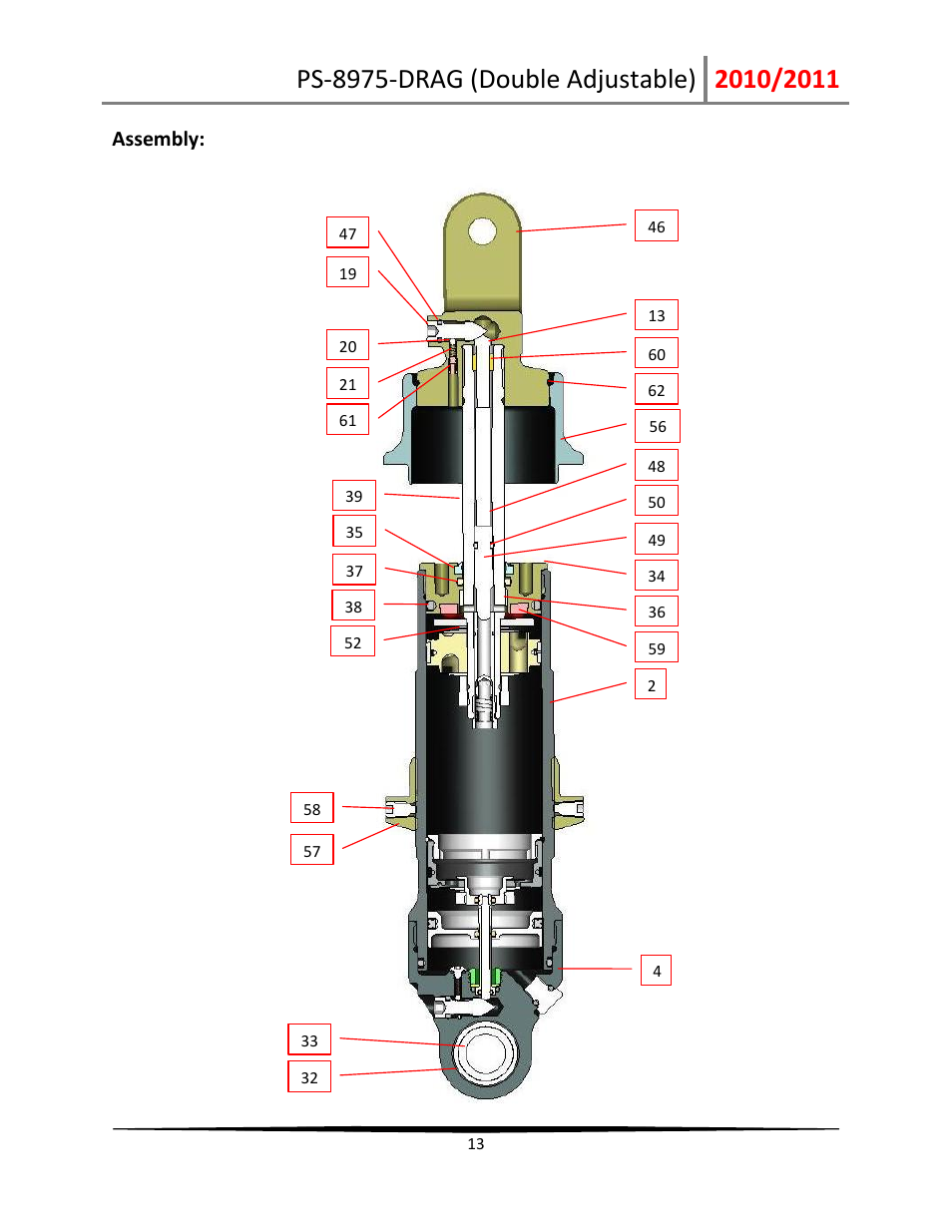 Penske Racing Shocks 8975-DRAG User Manual | Page 13 / 18