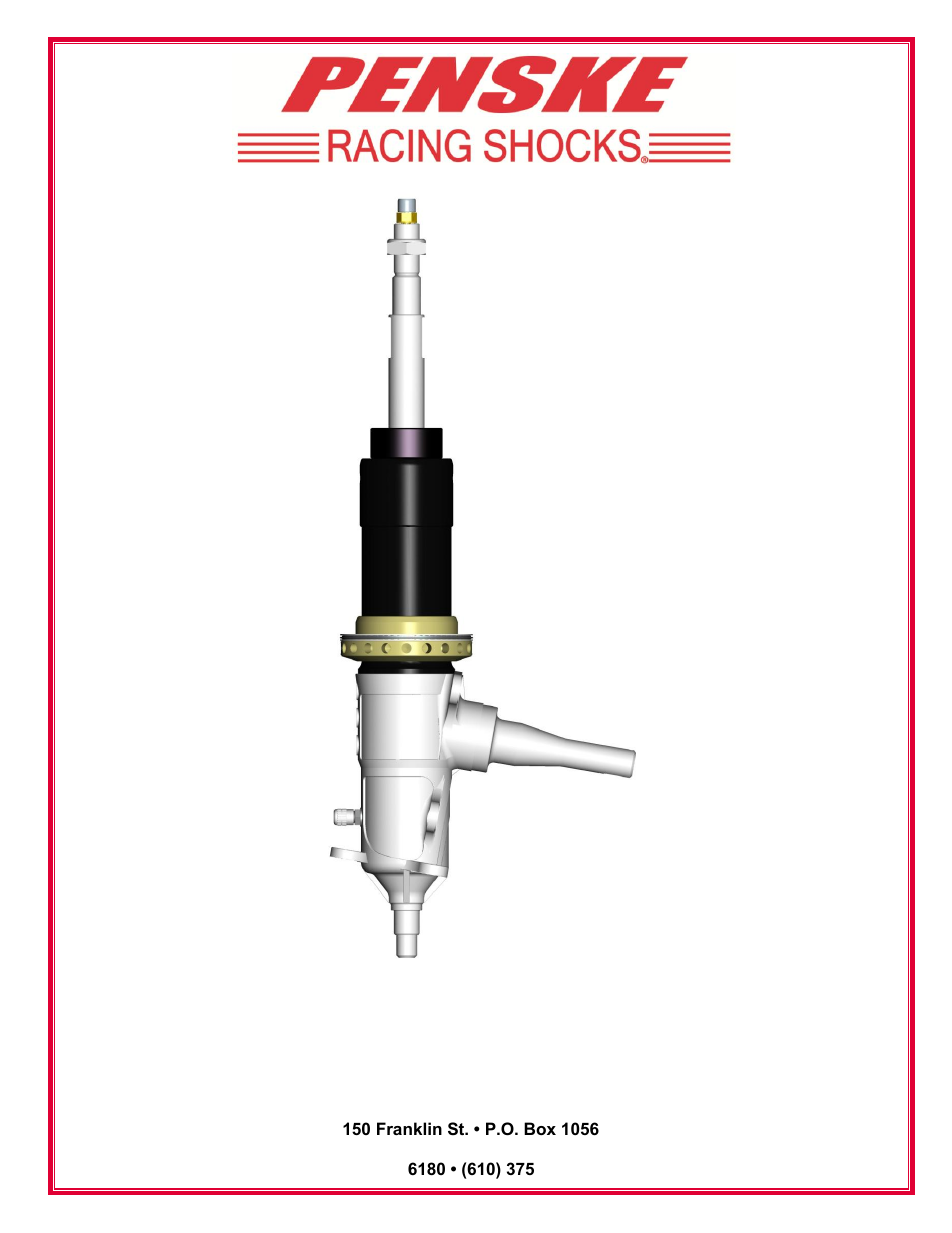 Penske Racing Shocks 75DBDRAG-STRUT User Manual | 11 pages