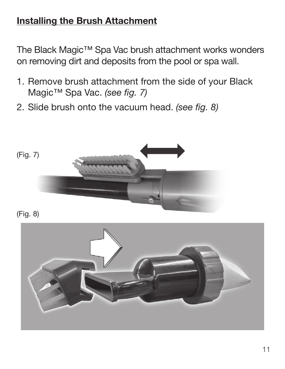 Poolmaster 28200 Black Magic Spa Vac User Manual | Page 11 / 12