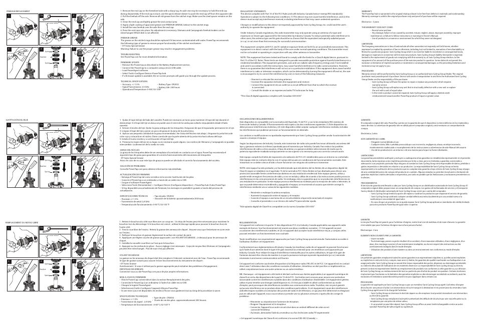 PowerTap GS User Manual | Page 2 / 2