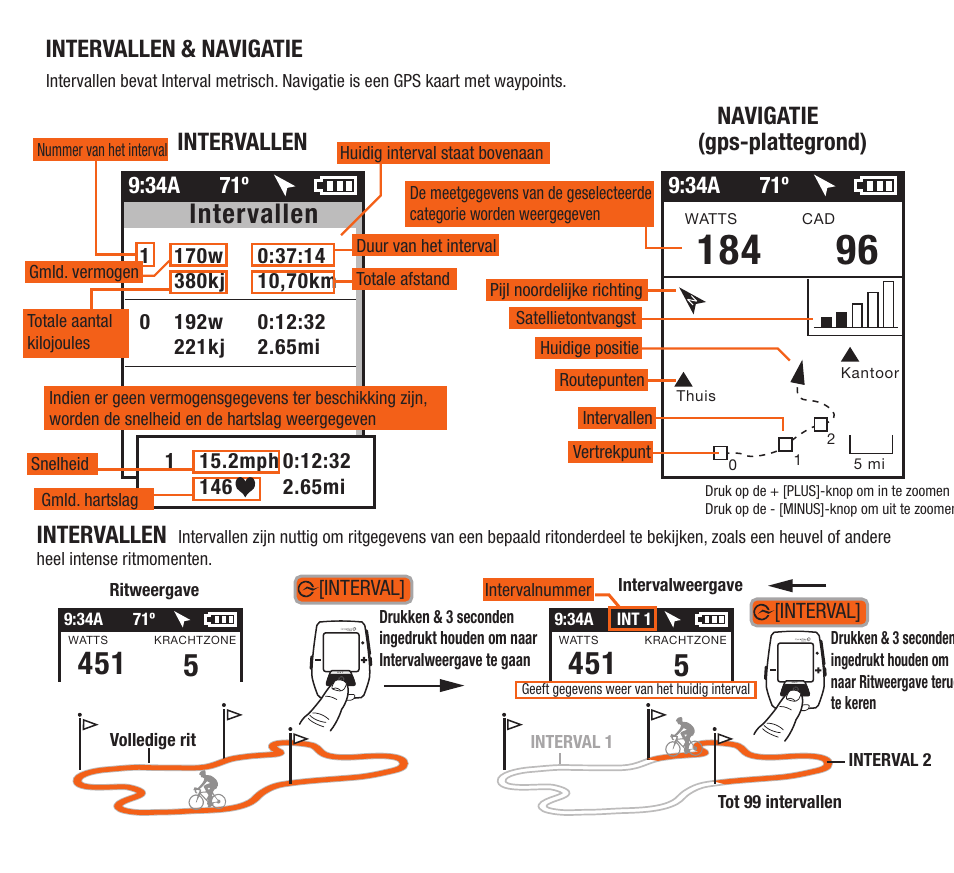 Intervallen | PowerTap Joule GPS Quick Start User Manual | Page 19 / 24