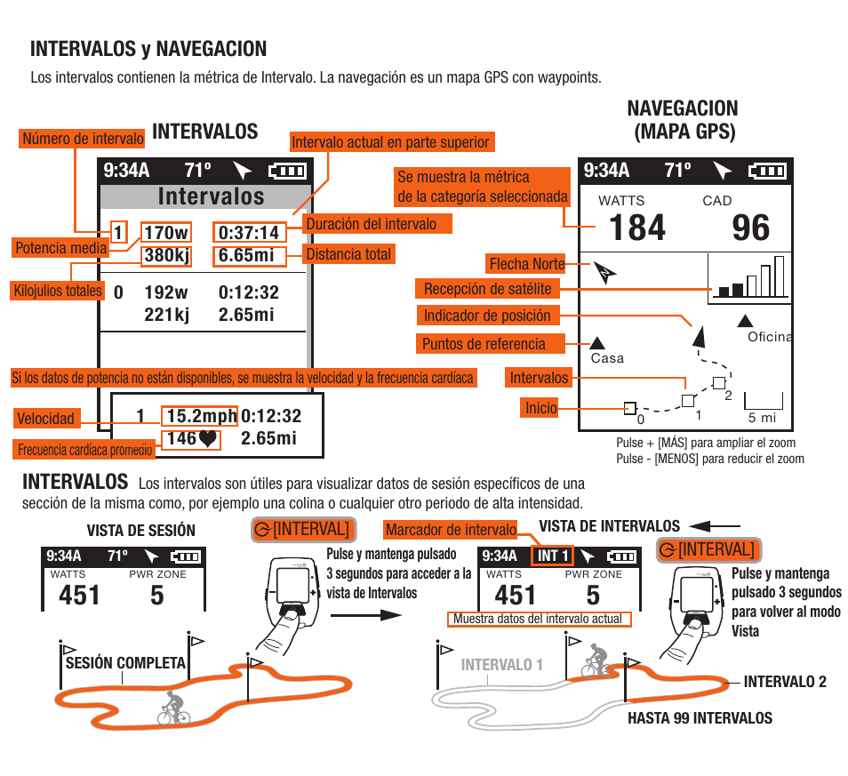 Intervalos | PowerTap Joule GPS Quick Start User Manual | Page 7 / 24