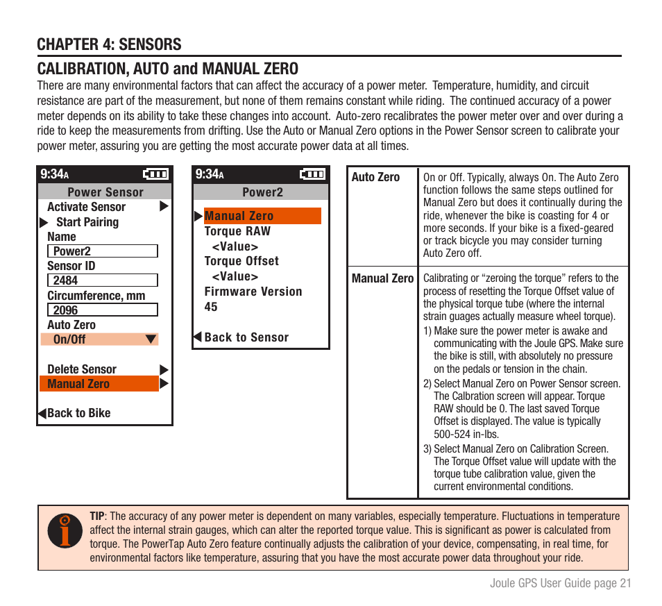 PowerTap Joule GPS User Guide User Manual | Page 21 / 67