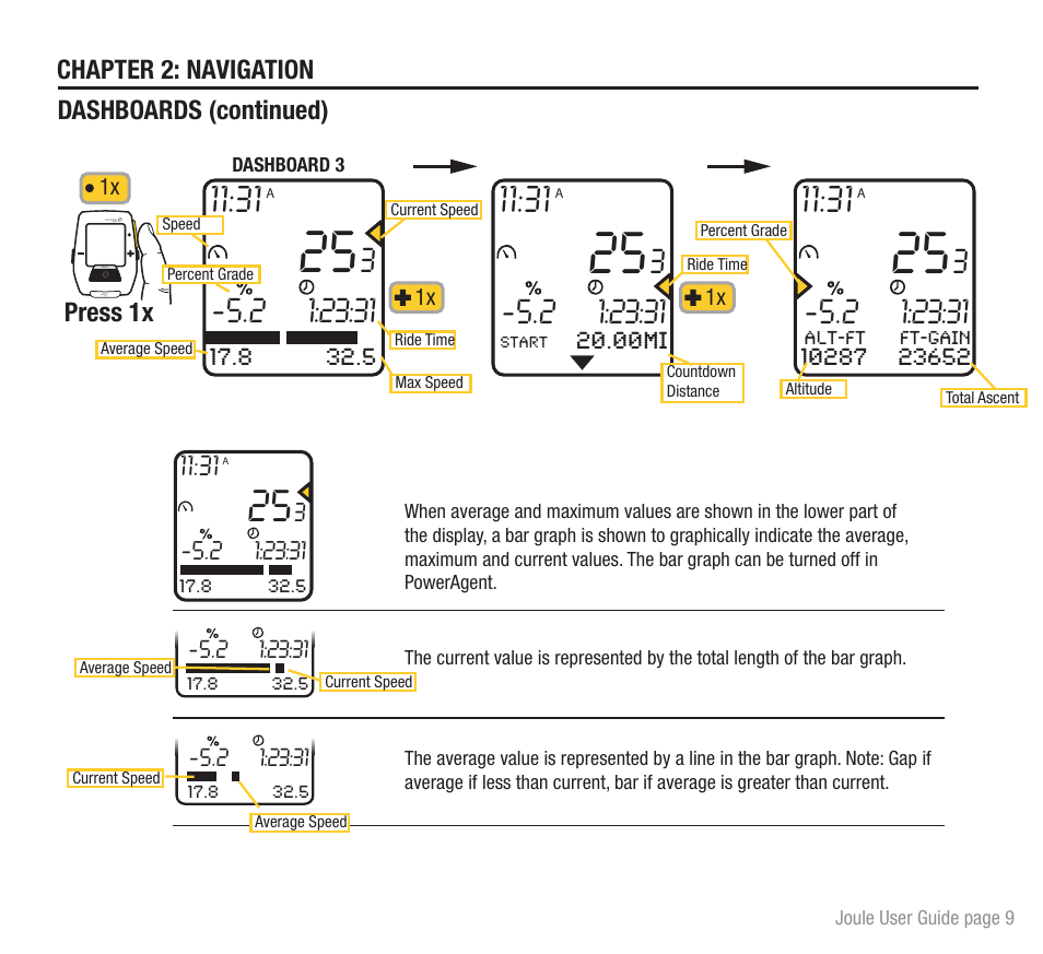 PowerTap Joule 2012 User Guide User Manual | Page 9 / 17