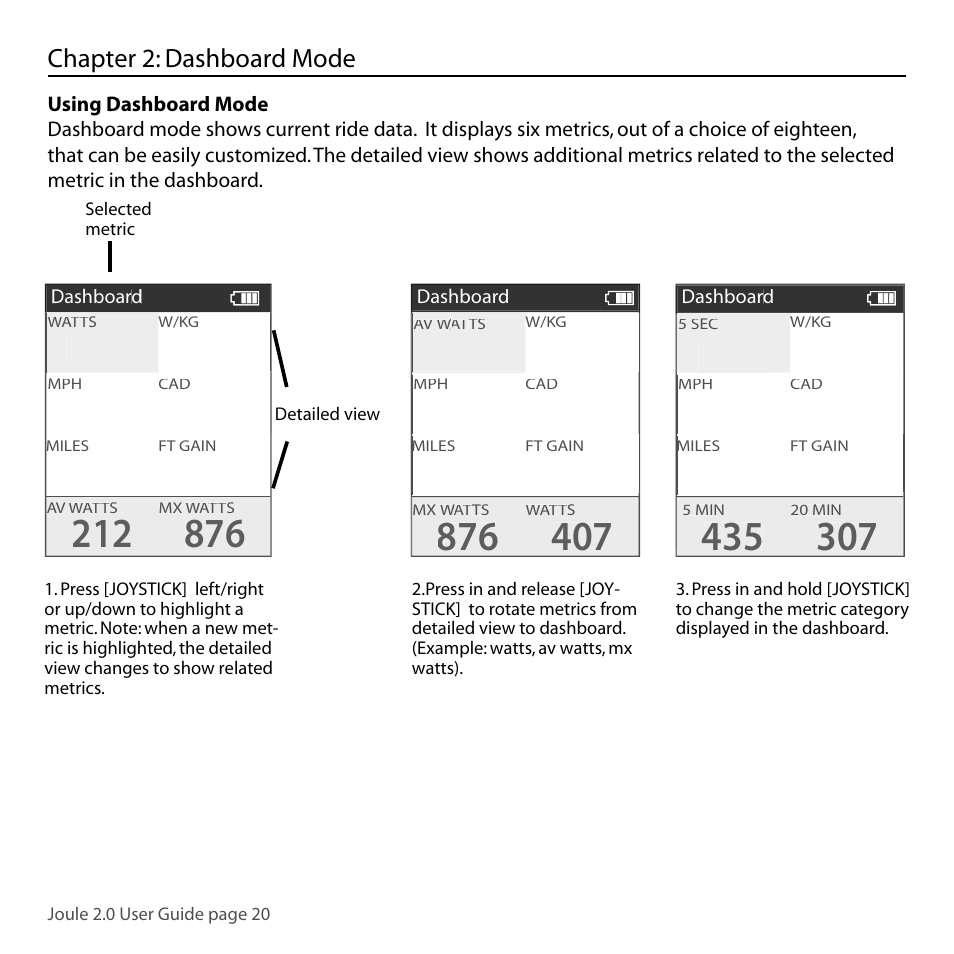 PowerTap Joule 2.0 User Manual | Page 20 / 82
