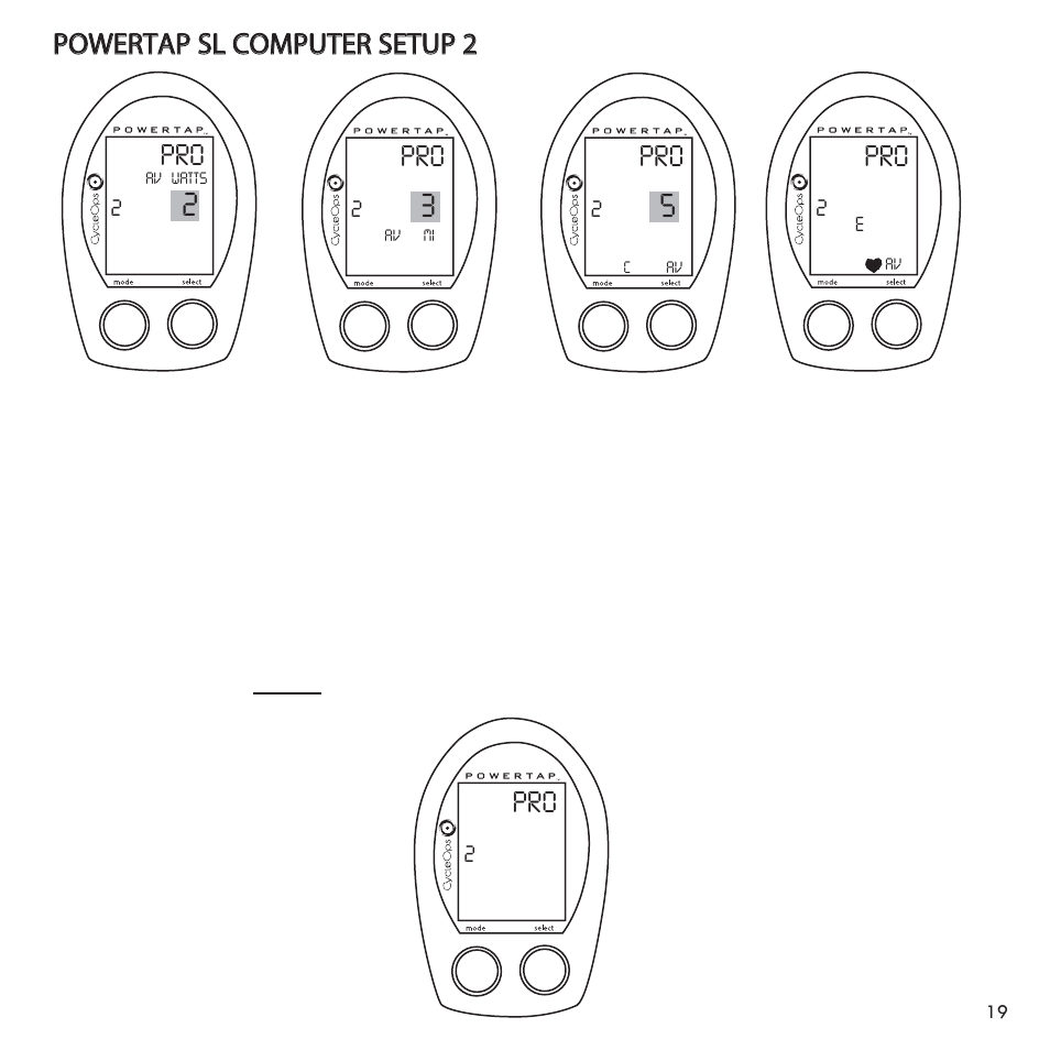 PowerTap SL User Manual | Page 19 / 39