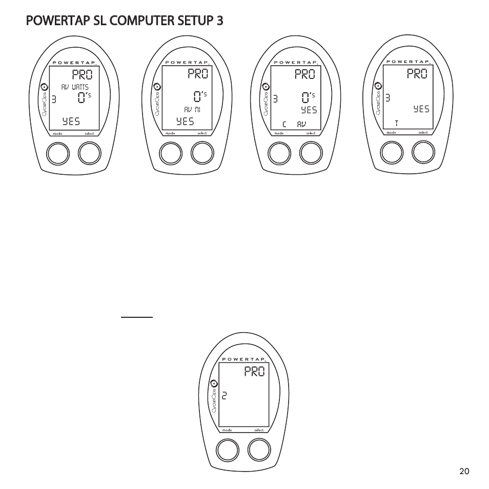 PowerTap SL User Manual | Page 20 / 39