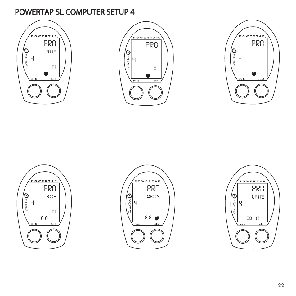 PowerTap SL User Manual | Page 22 / 39