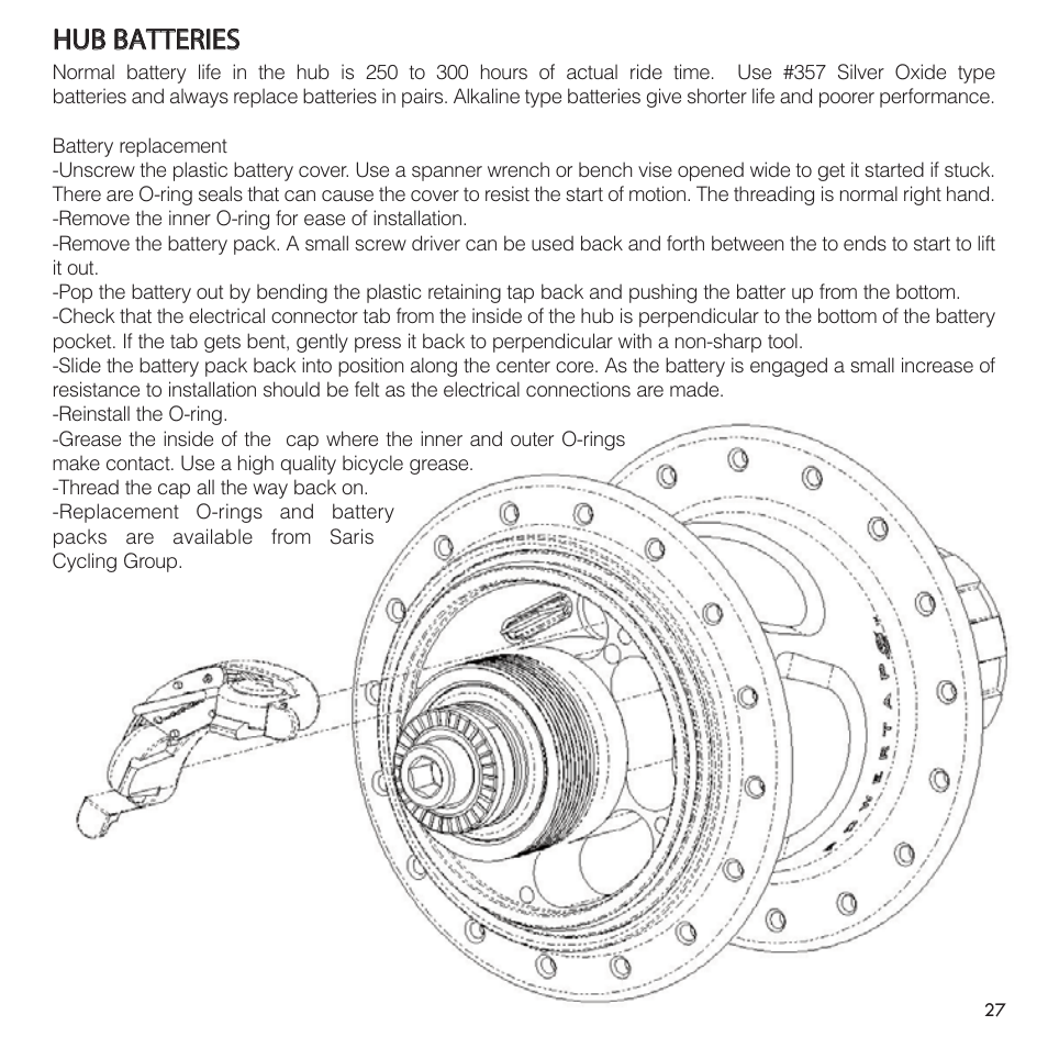 PowerTap SL User Manual | Page 27 / 39