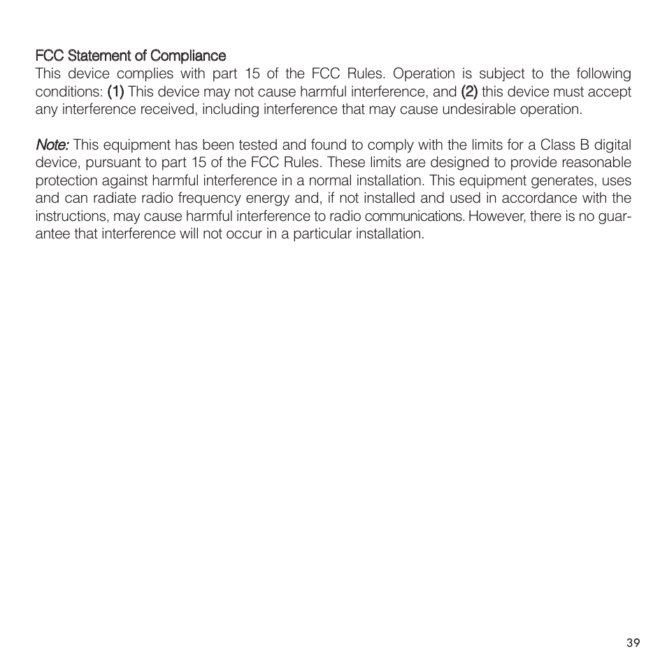 PowerTap SL User Manual | Page 39 / 39