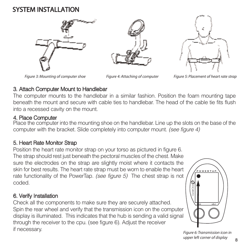 PowerTap SL User Manual | Page 8 / 39