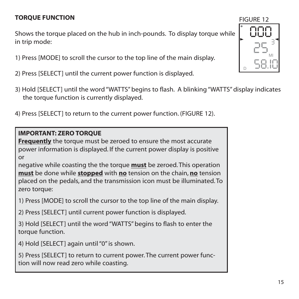PowerTap SLC+ User Guide User Manual | Page 15 / 44