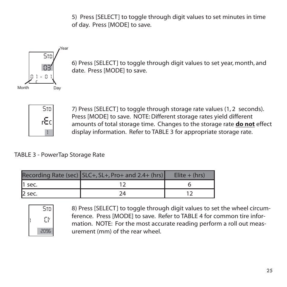 PowerTap SLC+ User Guide User Manual | Page 25 / 44