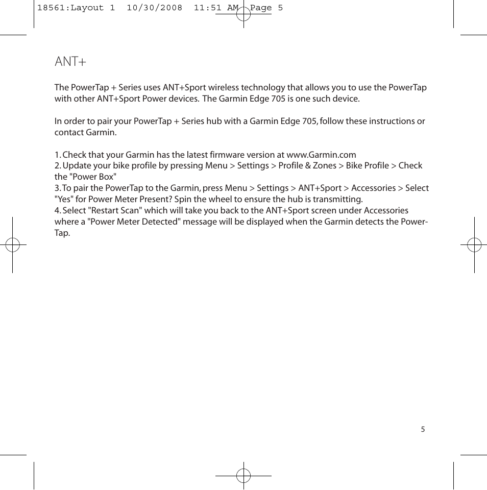 PowerTap SLC+ Quick Start User Manual | Page 5 / 10