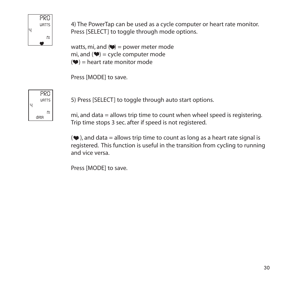 PowerTap SL 2.4 User Manual | Page 30 / 45