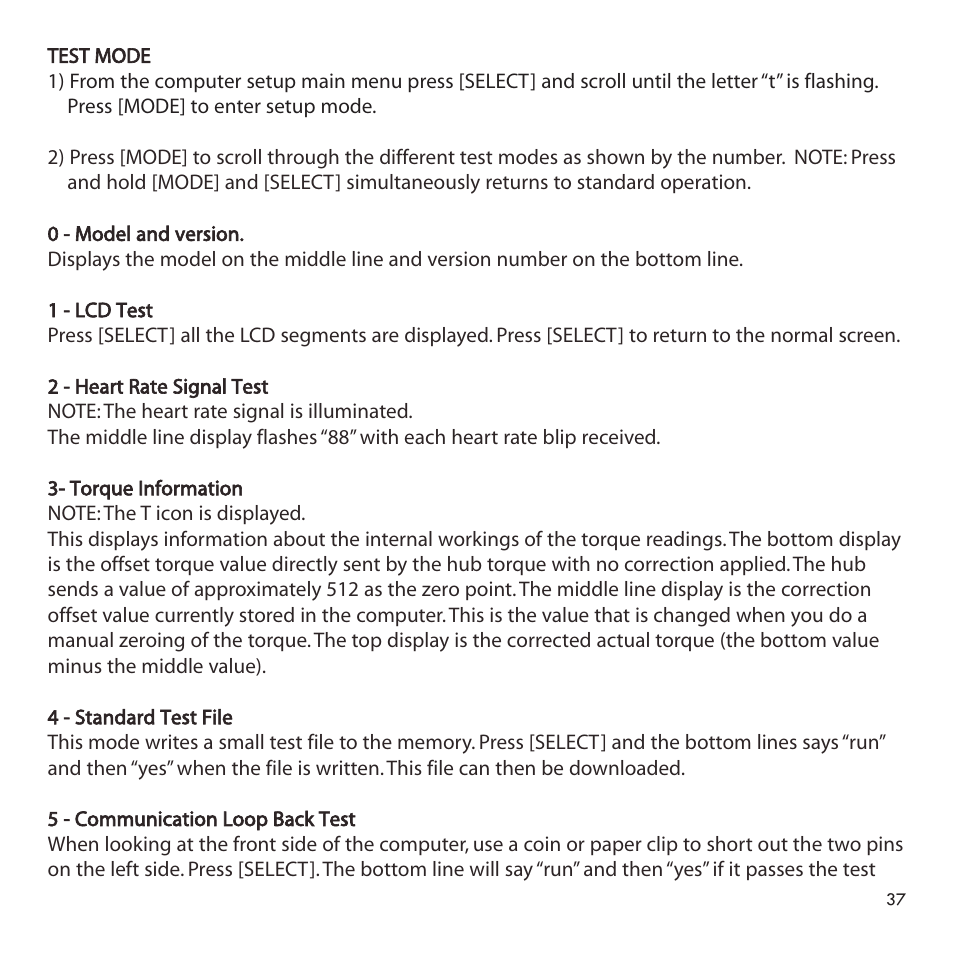 PowerTap SL 2.4 User Manual | Page 37 / 45
