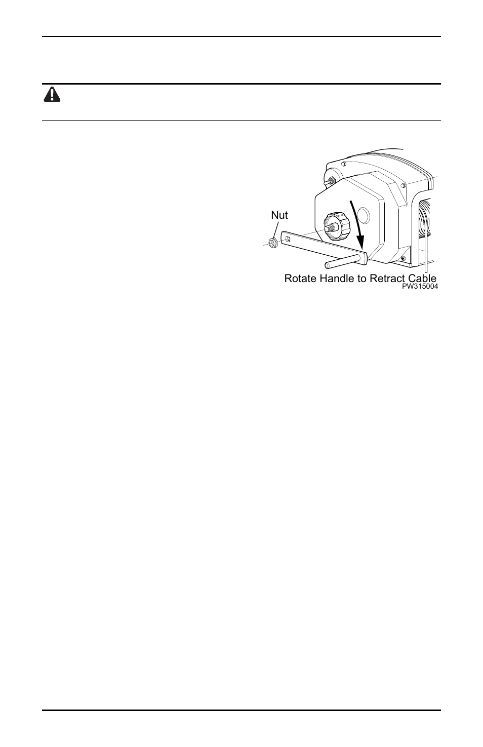 Warning | Powerwinch 315 User Manual | Page 8 / 14