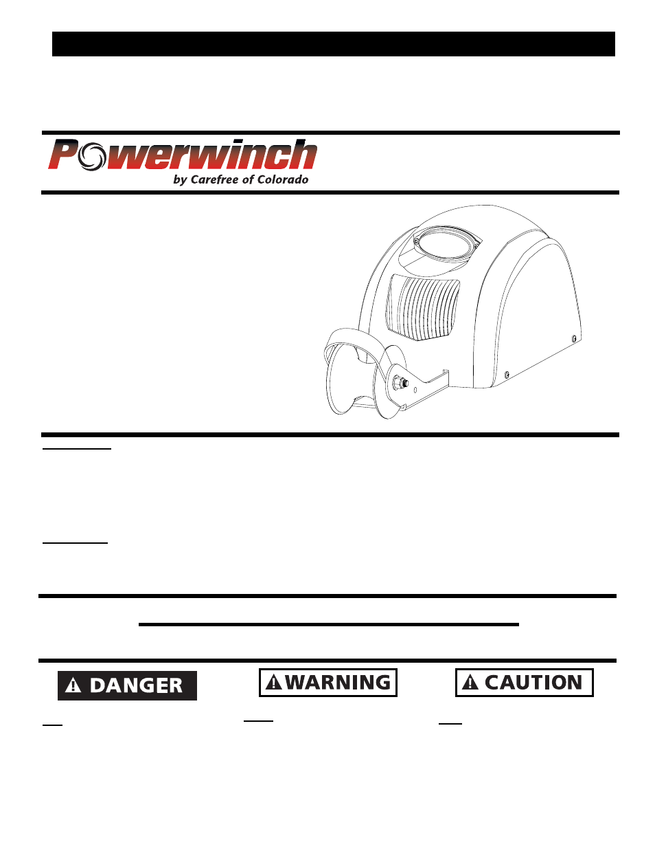 Powerwinch Deck Mate 25 User Manual | 16 pages