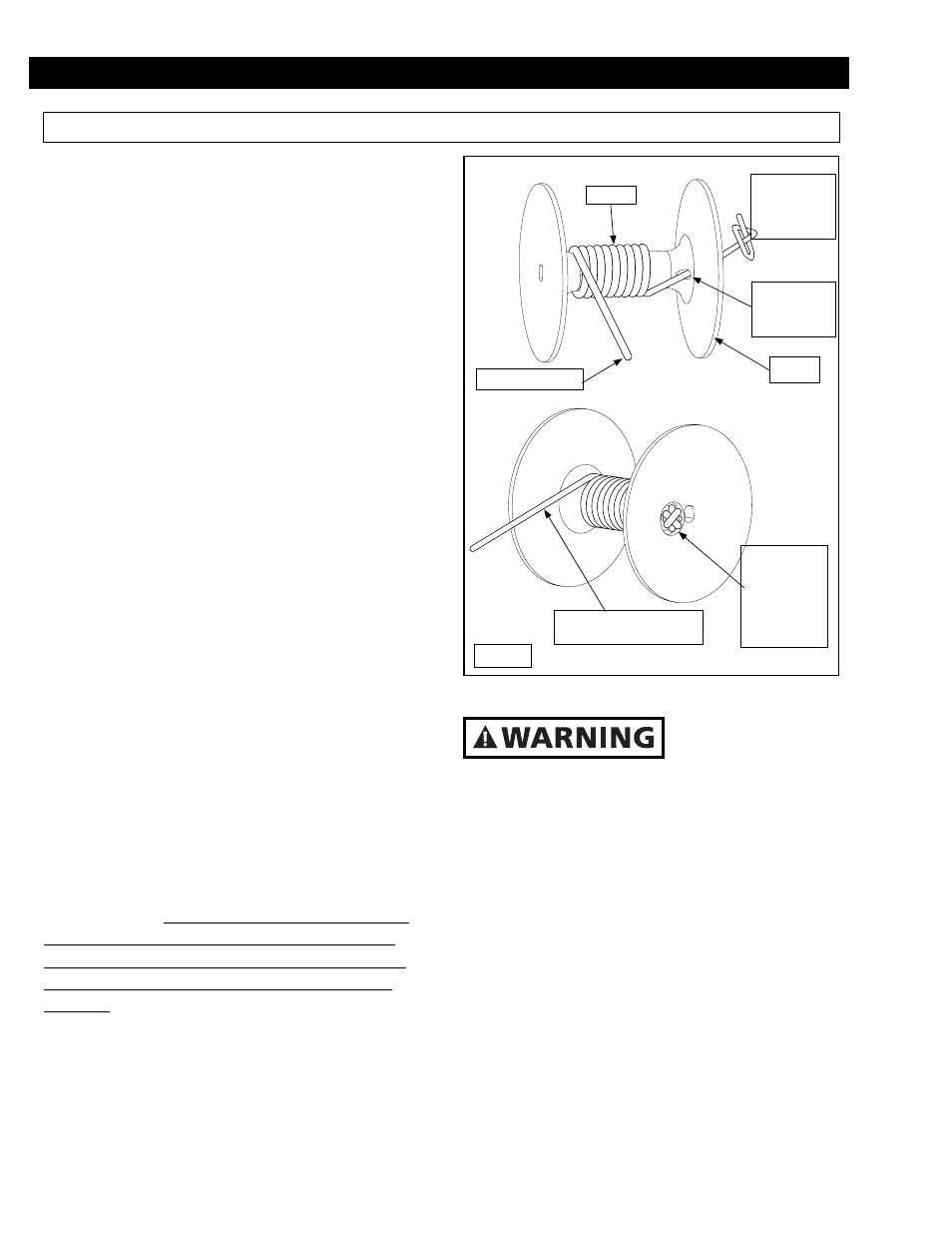 Maintenance, Operating instructions and replacement parts list, Deckmate 25 freefall pontoon windlass | Powerwinch Deck Mate 25 User Manual | Page 13 / 16
