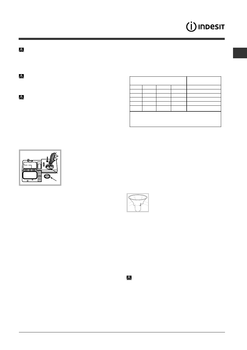 Brillantante e sale rigenerante, Caricare il brillantante, Caricare il sale rigenerante | Indesit DSG 573 User Manual | Page 9 / 84