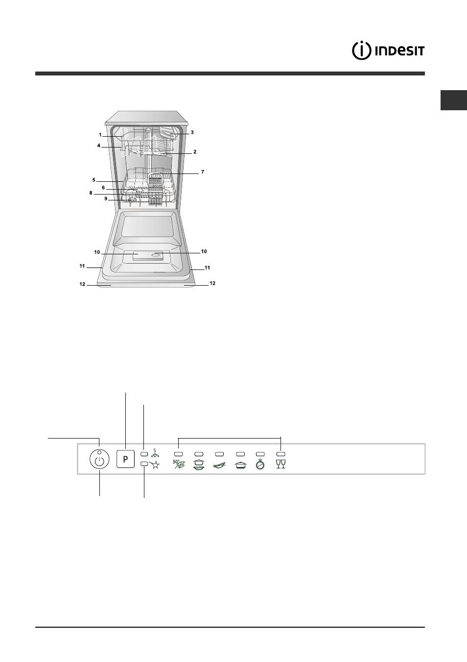 Description of the appliance | Indesit DIS 16 A User Manual | Page 15 / 80