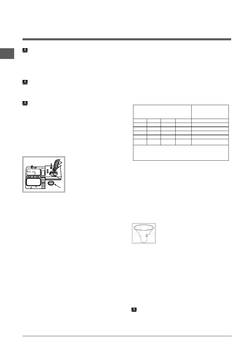 Produit de rinçage et sel régénérant, Charger le produit de rinçage, Charger le sel régénérant | Indesit DIS 16 A User Manual | Page 30 / 80