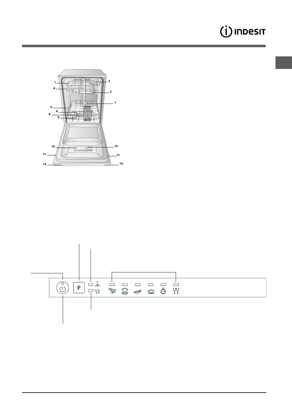 Beschreibung ihres geschirrspülers | Indesit DIS 16 A User Manual | Page 37 / 80