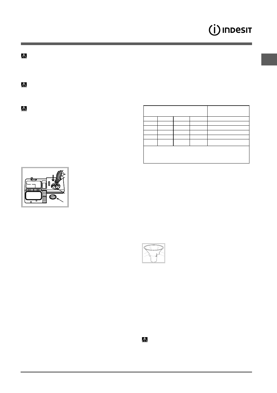 Abrillantador y sal regeneradora, Cargar el abrillantador, Cargar la sal regeneradora | Indesit DIS 16 A User Manual | Page 63 / 80