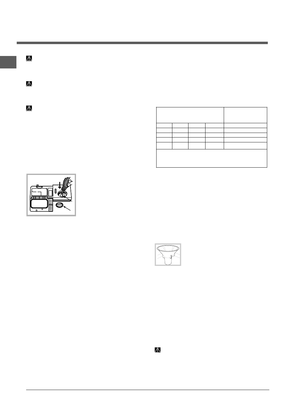 Produit de rinçage et sel régénérant, Charger le produit de rinçage, Charger le sel régénérant | Indesit DIF 04 User Manual | Page 30 / 80