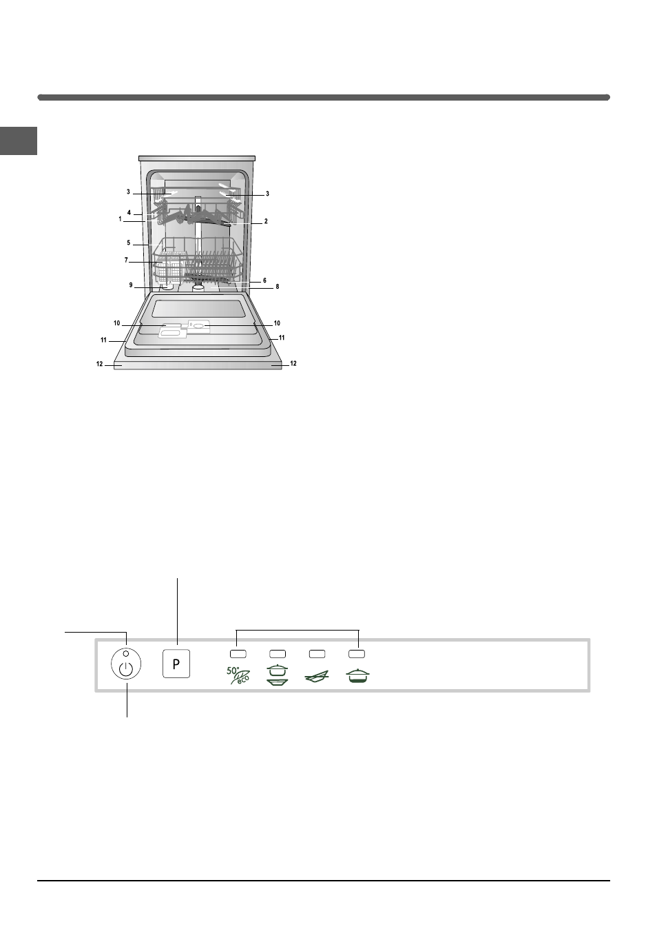 Descrizione dell’apparecchio | Indesit DIF 04 User Manual | Page 4 / 80